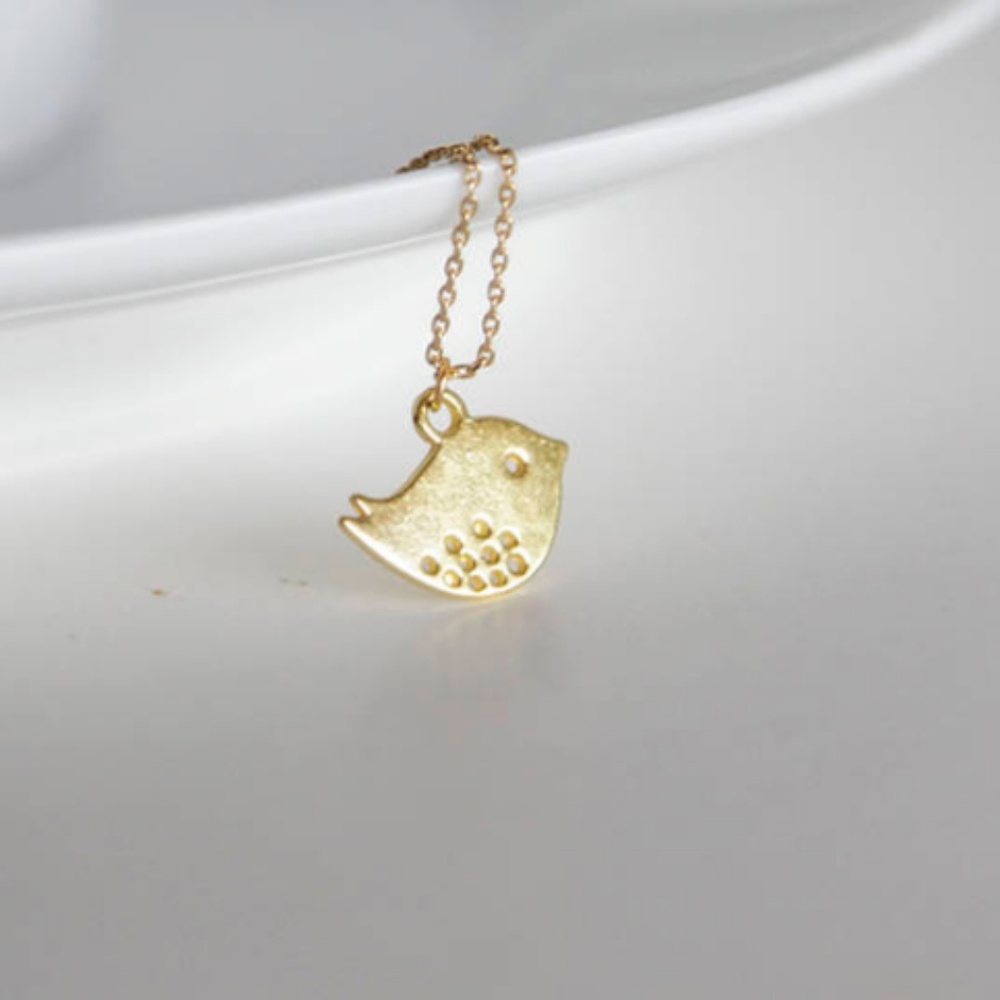 ๐ธ Gold Bird Necklace/Bracelet/Anklet, Handmade ๐ธ - Picture 1 of 5